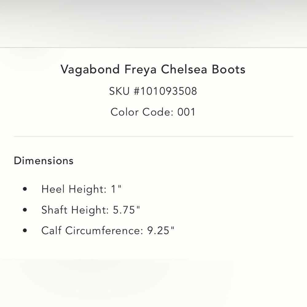 NWT Anthropologie Nordstrom Vagabond Freya Chelsea Boots 40/9-9.5 - Picture 5 of 5